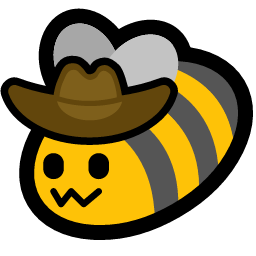 bee cowboy emoji