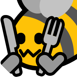 bee cutlery emoji