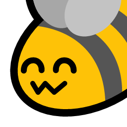 bee happy emoji