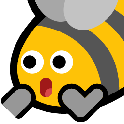 bee surprise emoji
