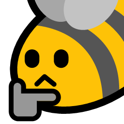 bee think emoji