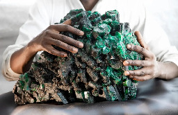 Zambia Unveils Colossal 37kg Cluster of Emeralds