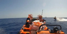 Exclusive: Libyans fired at rescuers while performing a rescue at sea