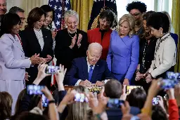 Biden just signed the largest executive order focused on women's health