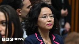 Cheng Lei: Chinese officials appear to block freed Australian journalist from view
