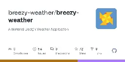 GitHub - breezy-weather/breezy-weather: A Material Design Weather Application