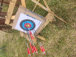 DIY Archery Target recipe, full Cardboard - Beehaw