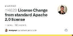 License Change from standard Apache 2.0 license · jgraph drawio · Discussion #4623