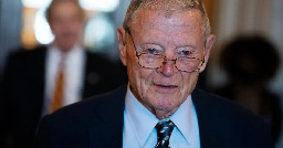 Former Sen. Jim Inhofe, Prolific Climate Denier, Dies At 89