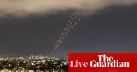 Blasts heard above Israel after Iran launches drone attack – live