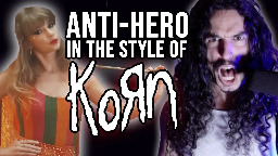 Anti-Hero in the style of KoRn