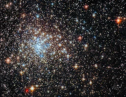 Hubble Peers into a Glistening Star Cluster