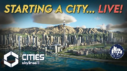 Building a New City in Cities Skylines 2 + Q&amp;A.... LIVE!