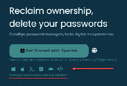 Spectre: A password manager that doesn’t store passwords