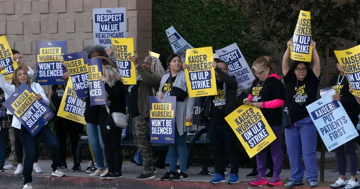 This is the largest health care strike in US history