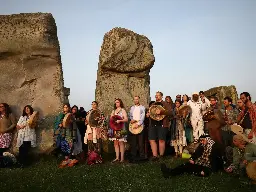 Climate activists arrested after spray painting UK’s Stonehenge monument