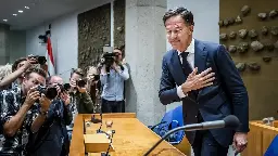 VVD-leider Mark Rutte verlaat politiek: 'Mijn positie is volstrekt ondergeschikt'