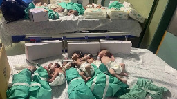 Gaza’s Largest Hospitals Close, Premature Babies Taken Out of Incubators, as Health System Collapses