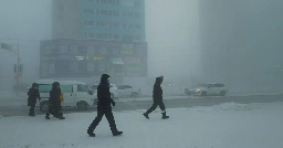 Swathes of Siberia freeze in temperatures below -58 Celsius