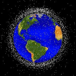 Space debris: A quantitative analysis of the in-orbit collision risk and its effects on the Earth