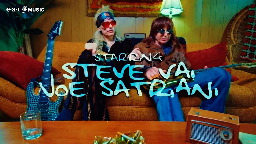 JOE SATRIANI &amp; STEVE VAI ' The Sea Of Emotion, Pt.1' - Official Video