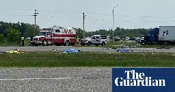 ‘Horrific’ Canada highway crash leaves at least 15 dead