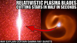 Ultra Relativistic Blades That Cut Stars In Half May Explain Some GRBs