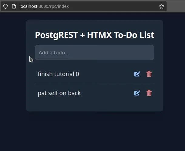 Providing HTML Content Using Htmx