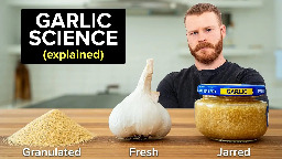 Does Fresh Garlic actually taste better than Garlic in a Jar?