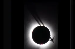 An amazing footage was captured during a Total solar eclipse