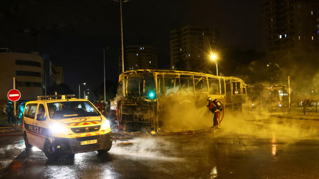 Fourth night of violence in France after deadly police shooting of teen