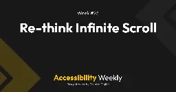 Re-think Infinite Scroll – The Admin Bar