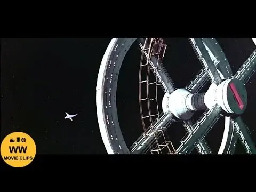 2001: A Space Odyssey (1968) - The Blue Danube (Earth to Space Station) [HD]