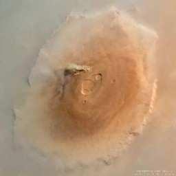 Mars - Dust Storm on the Olympus Mons - ESA Mars Express