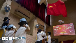 Hong Kong says school children sang anthem too softly