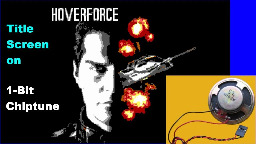 Hoverforce [MS DOS] Title Screen on IBM PC Speaker